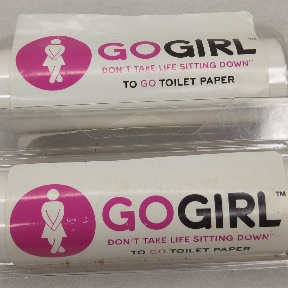 GO GIRL: TO GO TOILET PAPER ROLLS, NEW